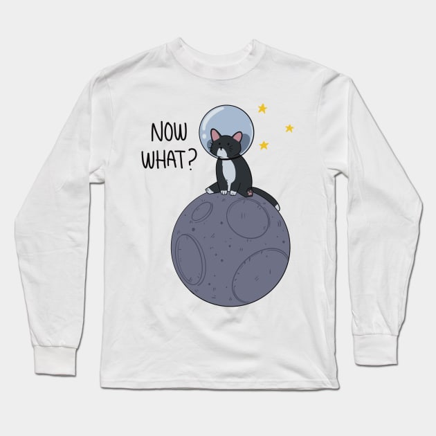 Now what?? t-shirt Long Sleeve T-Shirt by Skyfrost Studio